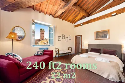 Grande Appartamento per gruppi e famiglie in centro storico a Lucca con terrazza e AC – Photos 7